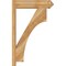 Ekena Millwork Westlake Rough Sawn Arts and Crafts Outlooker, Western Red Cedar, 6"W x 22"D x 34"H OUT06X22X34WTL03RWR - alternate 2